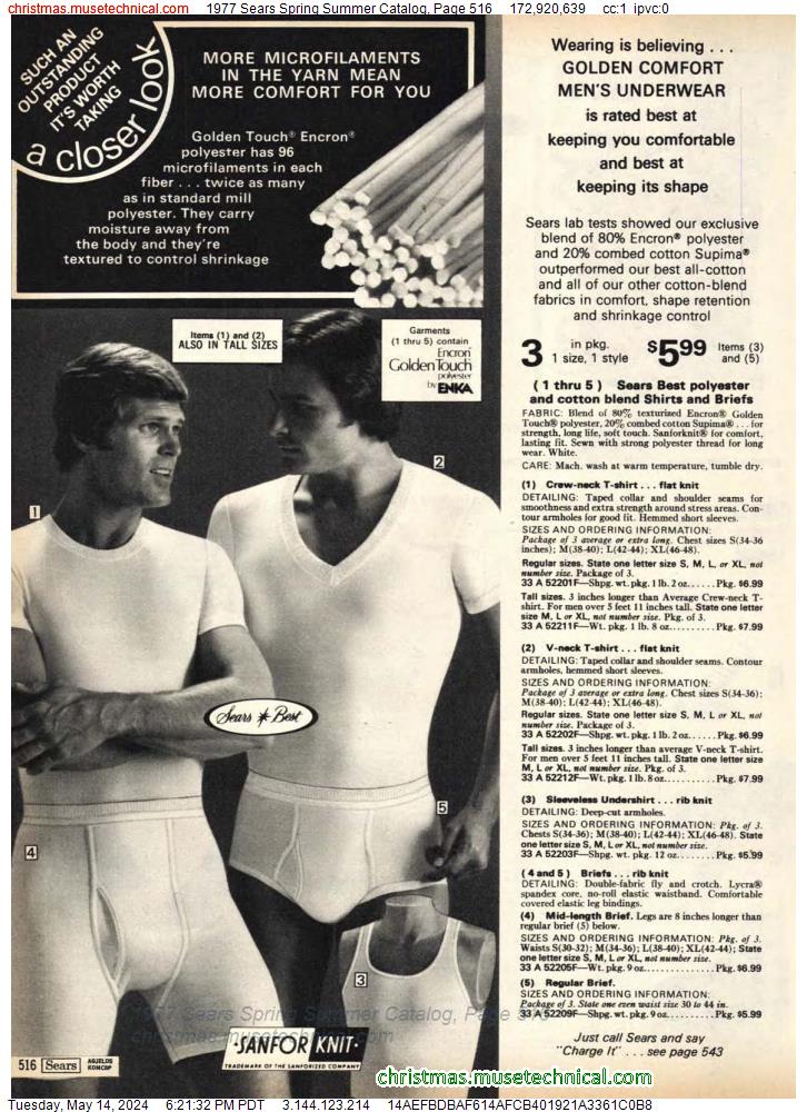 1977 Sears Spring Summer Catalog, Page 516