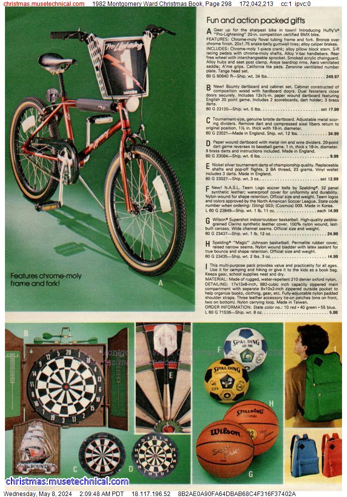 1982 Montgomery Ward Christmas Book, Page 298