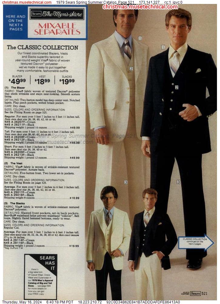 1979 Sears Spring Summer Catalog, Page 521
