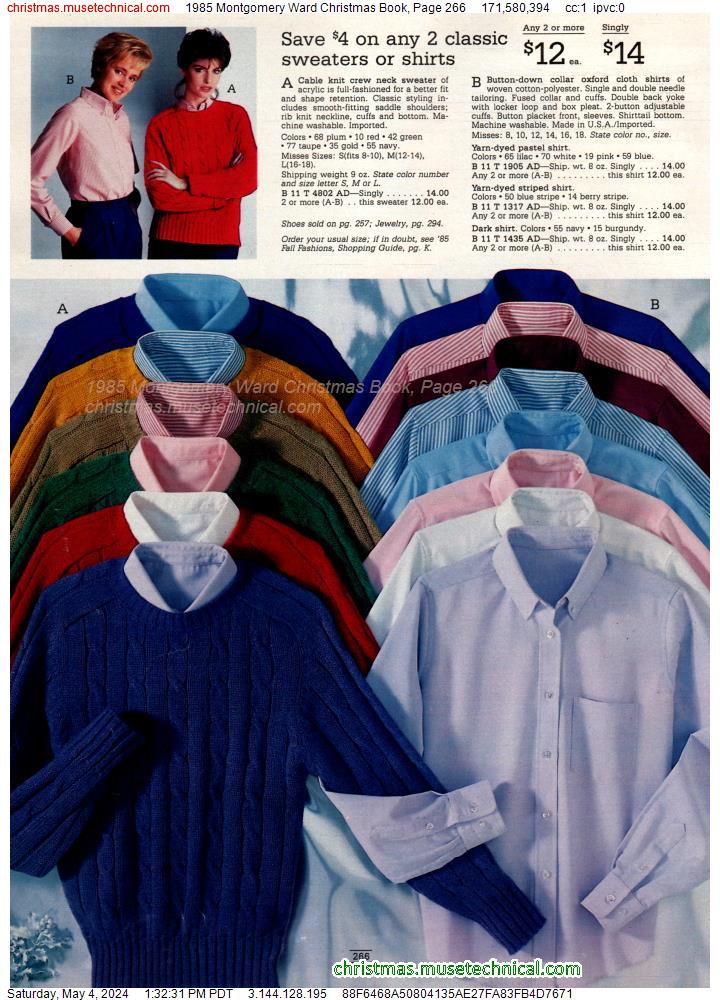 1985 Montgomery Ward Christmas Book, Page 266