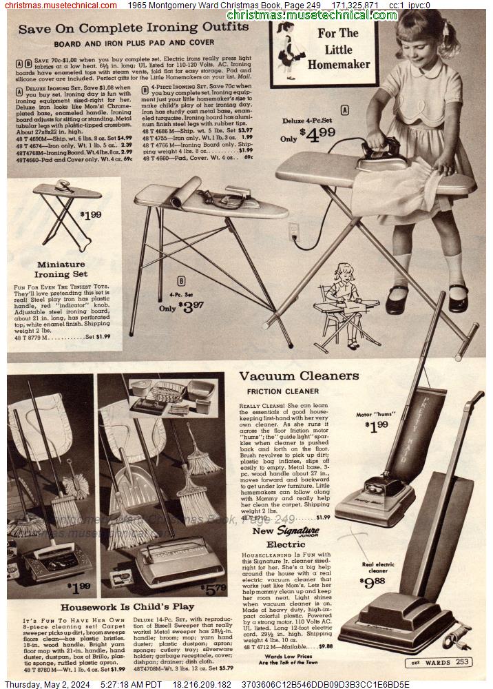 1965 Montgomery Ward Christmas Book, Page 249