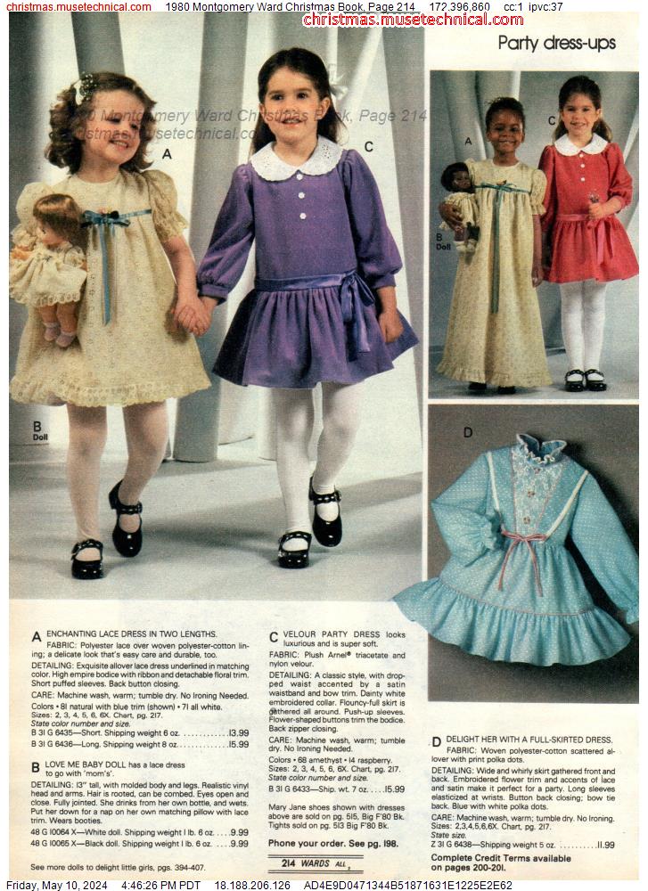 1980 Montgomery Ward Christmas Book, Page 214