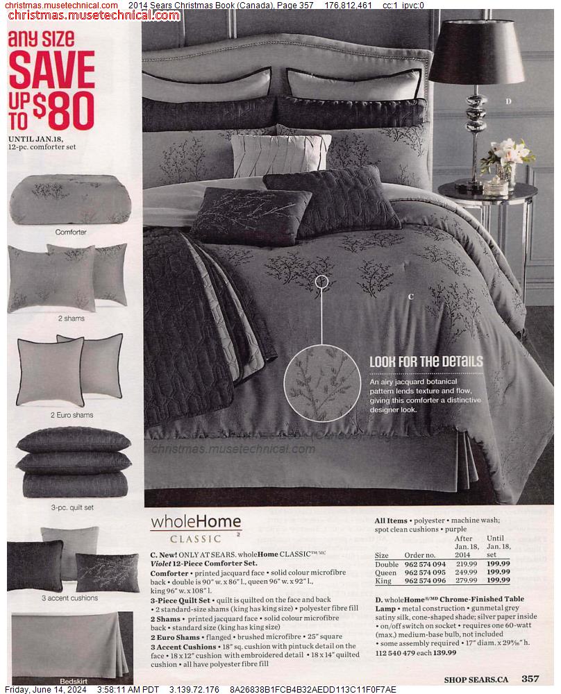 2014 Sears Christmas Book (Canada), Page 357