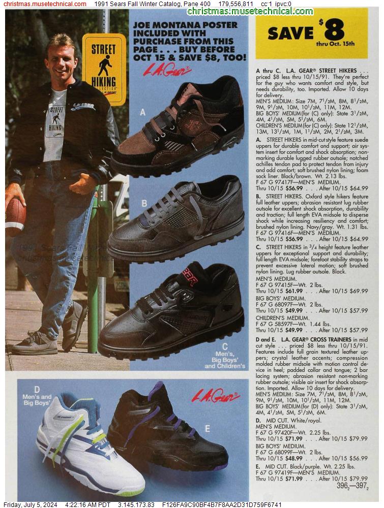 1991 Sears Fall Winter Catalog, Page 400