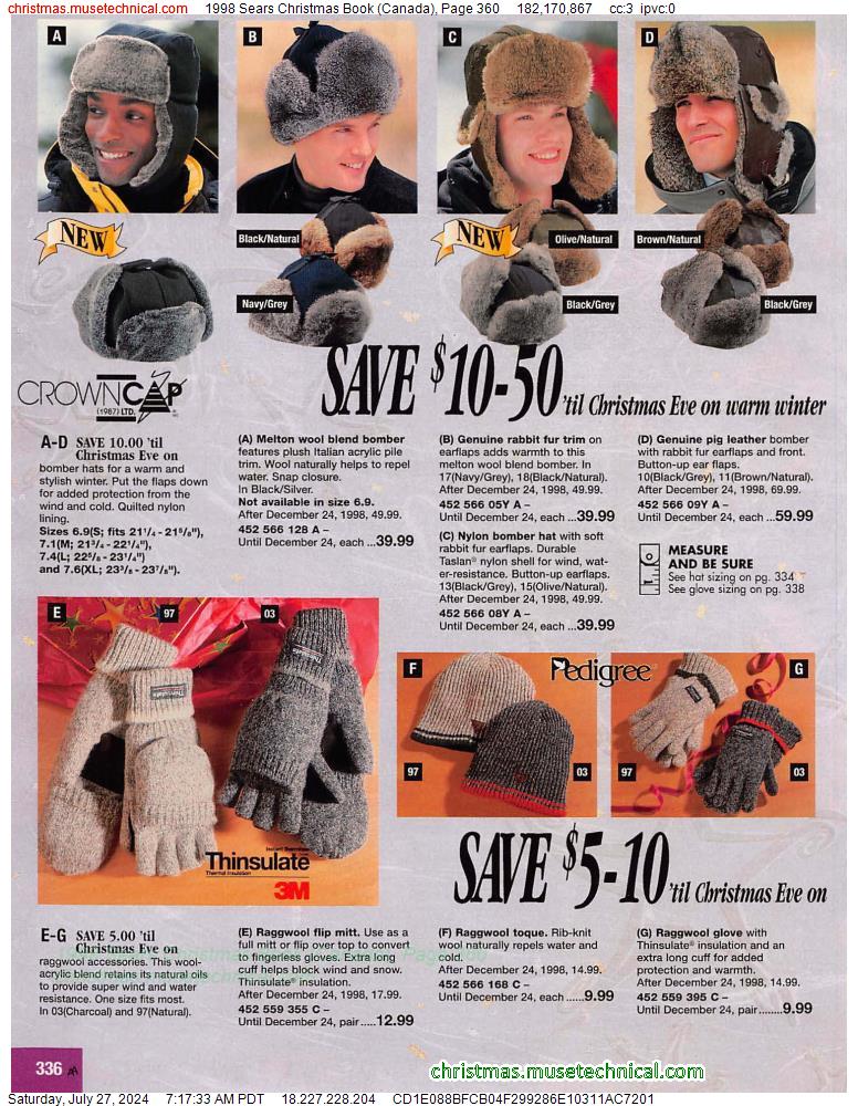 1998 Sears Christmas Book (Canada), Page 360
