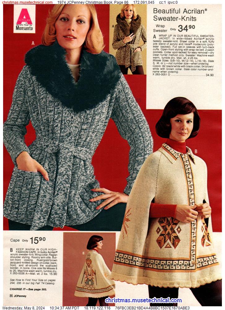 1974 JCPenney Christmas Book, Page 86