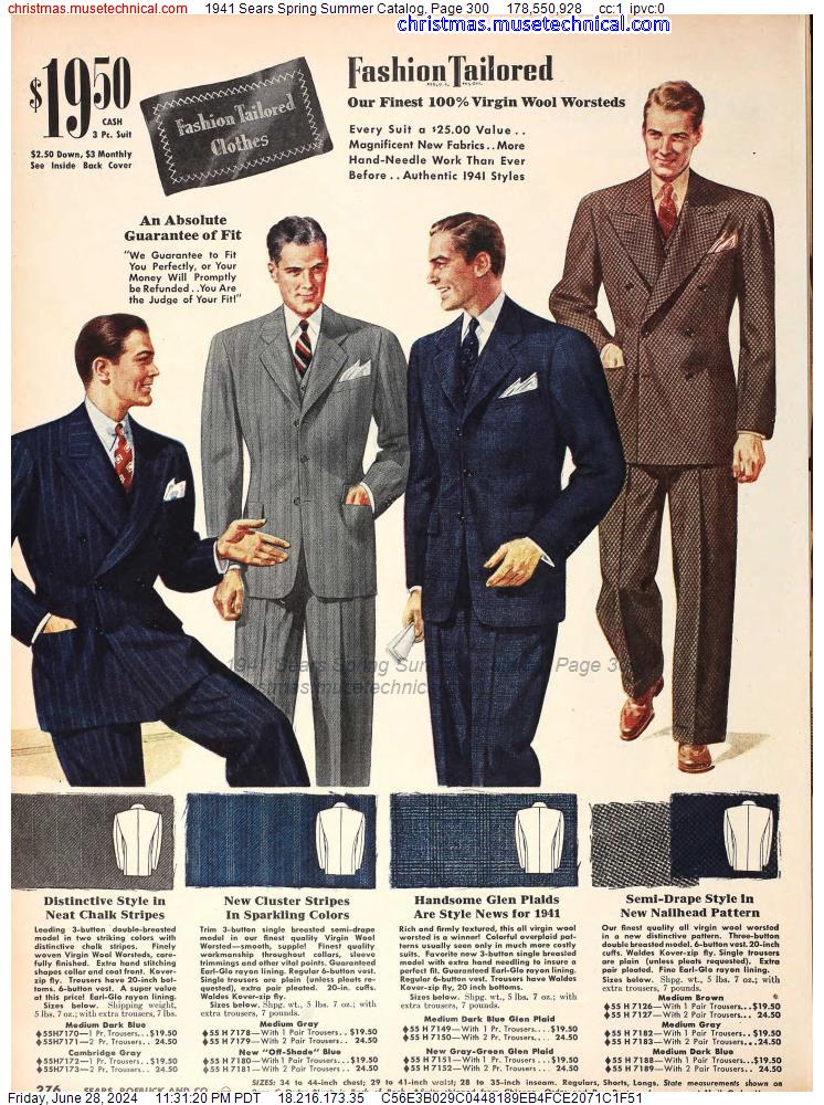 1941 Sears Spring Summer Catalog, Page 300