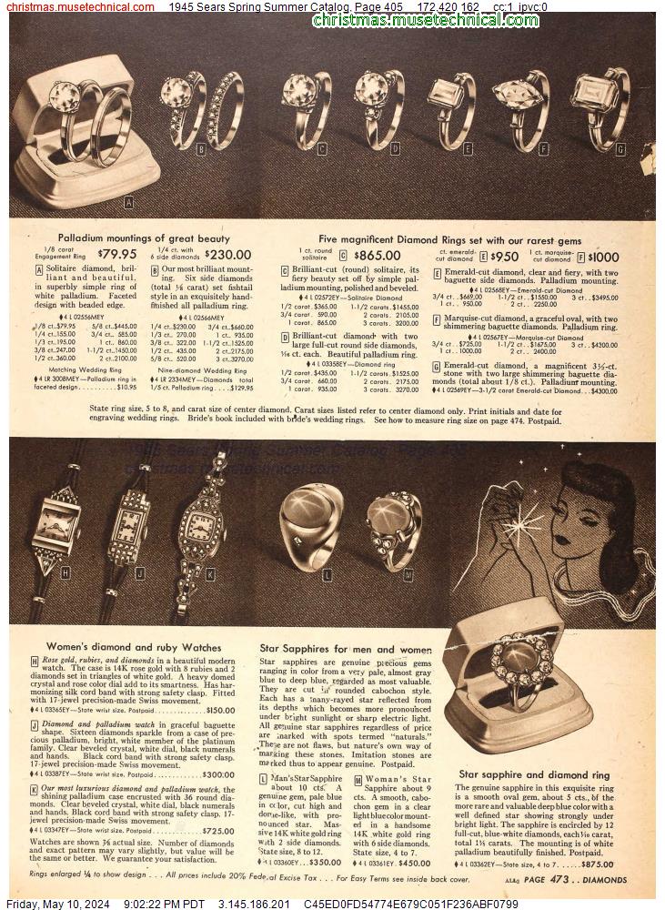 1945 Sears Spring Summer Catalog, Page 405