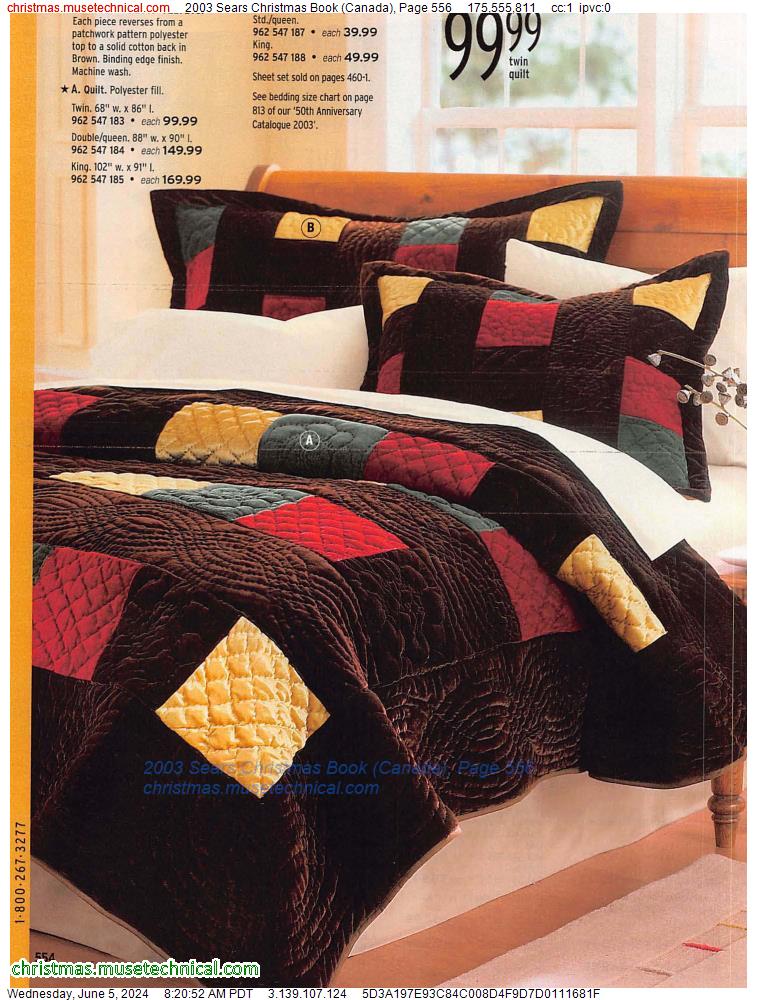 2003 Sears Christmas Book (Canada), Page 556