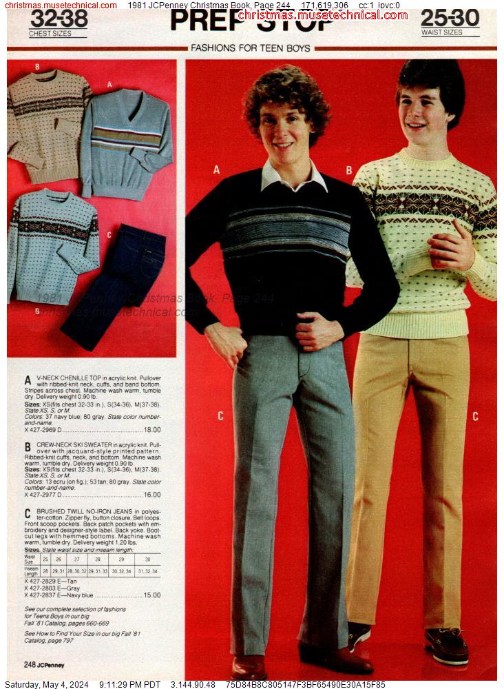 1981 JCPenney Christmas Book, Page 244