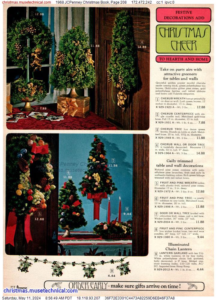 1968 JCPenney Christmas Book, Page 208