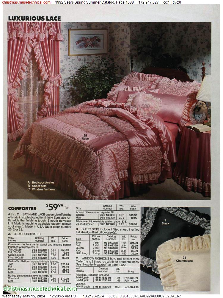 1992 Sears Spring Summer Catalog, Page 1588