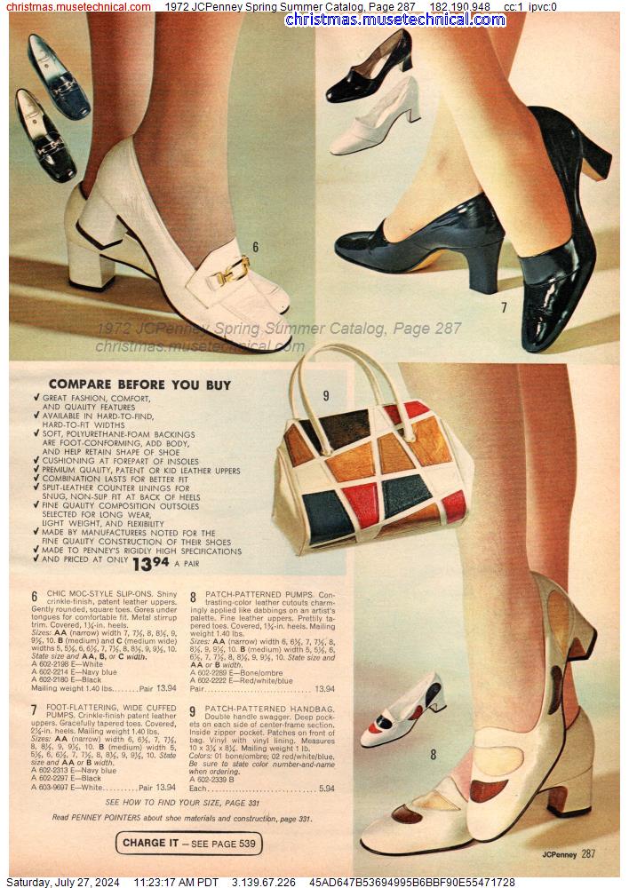 1972 JCPenney Spring Summer Catalog, Page 287