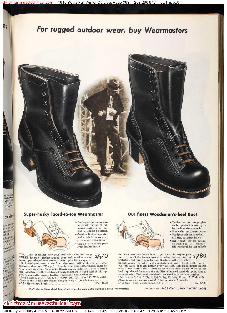 1946 Sears Fall Winter Catalog, Page 393