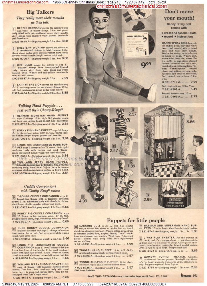 1966 JCPenney Christmas Book, Page 243