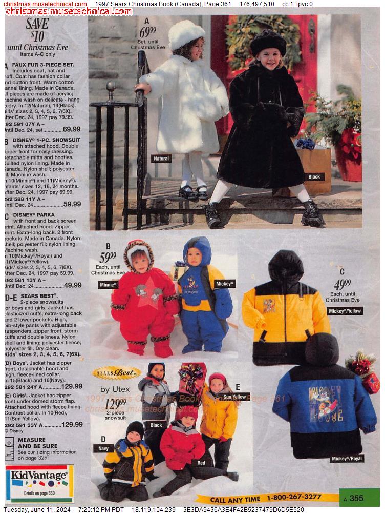 1997 Sears Christmas Book (Canada), Page 361