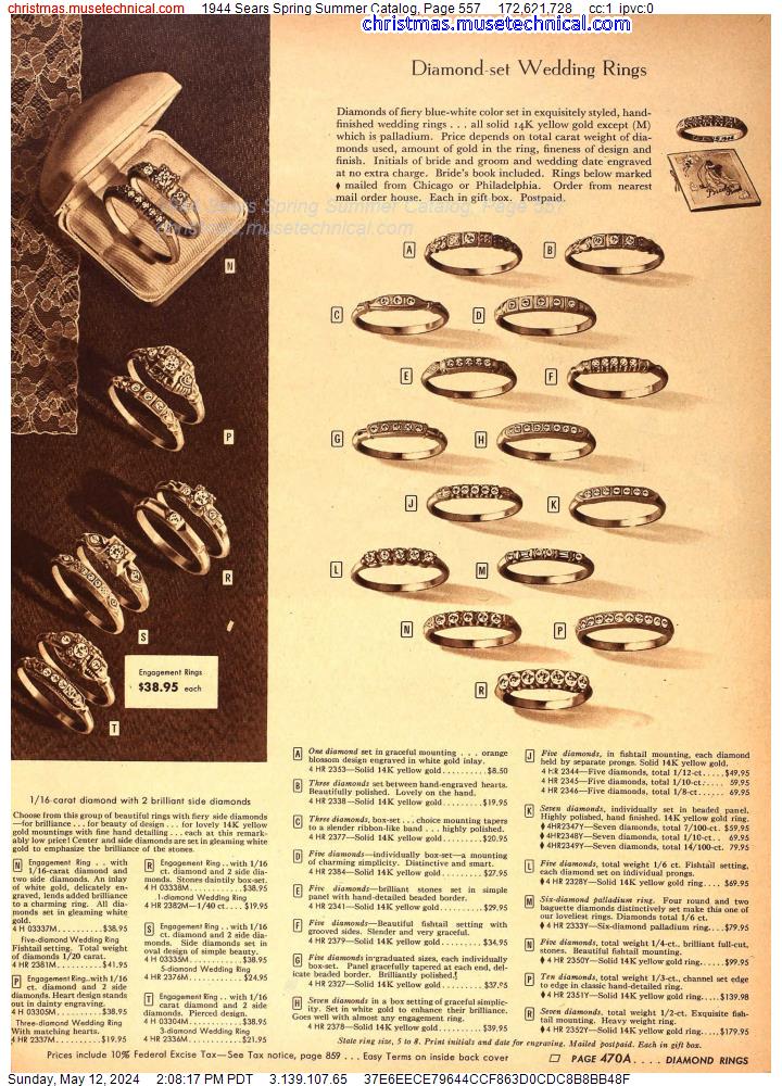 1944 Sears Spring Summer Catalog, Page 557