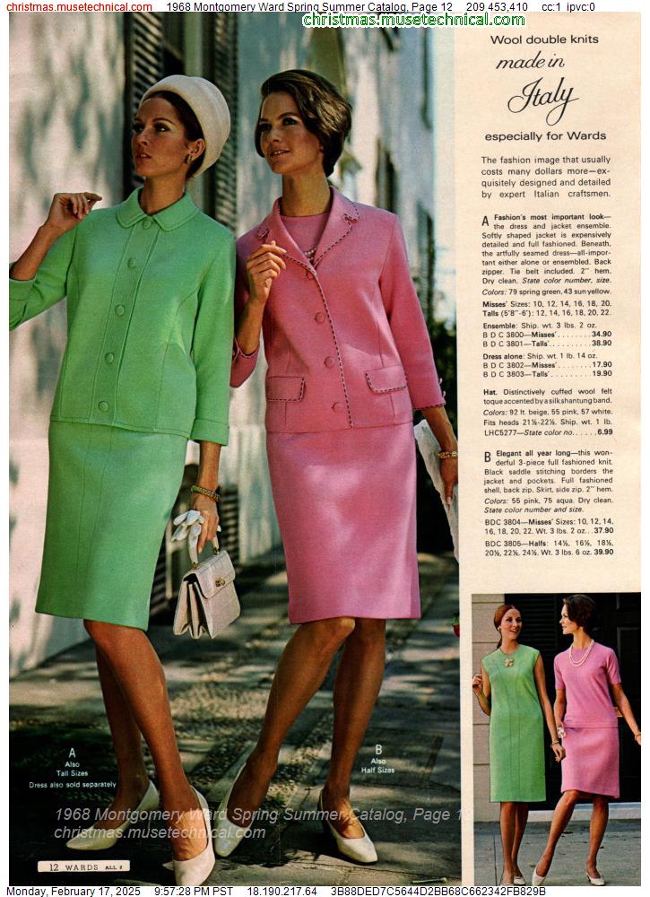 1968 Montgomery Ward Spring Summer Catalog, Page 12