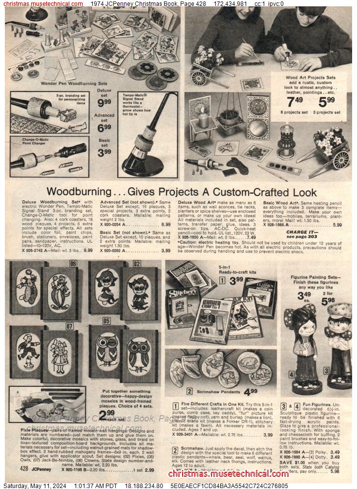 1974 JCPenney Christmas Book, Page 428