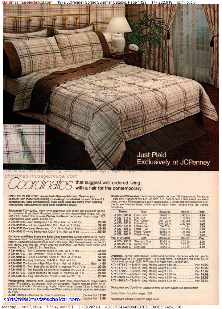 1979 JCPenney Spring Summer Catalog, Page 1123