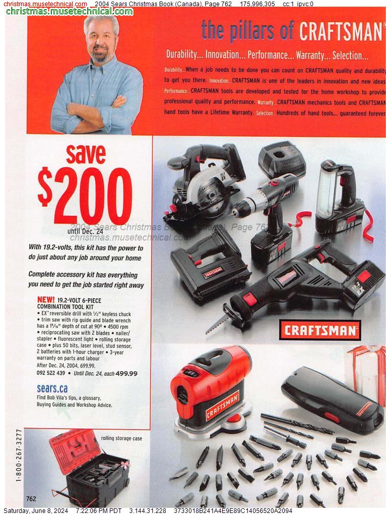 2004 Sears Christmas Book (Canada), Page 762