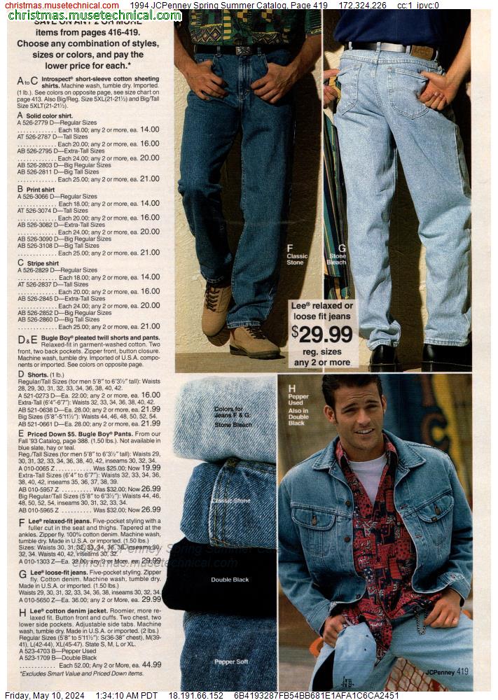 1994 JCPenney Spring Summer Catalog, Page 419