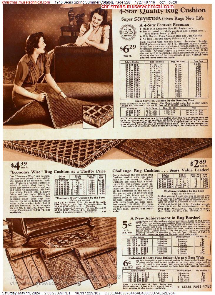 1940 Sears Spring Summer Catalog, Page 528