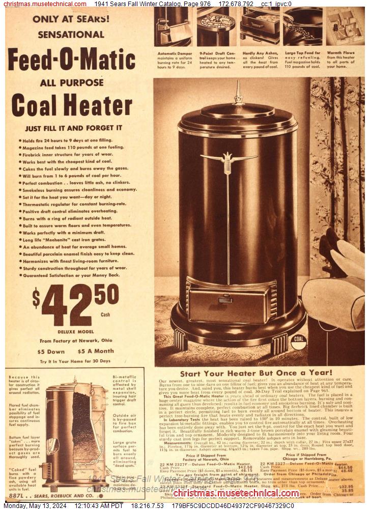 1941 Sears Fall Winter Catalog, Page 976