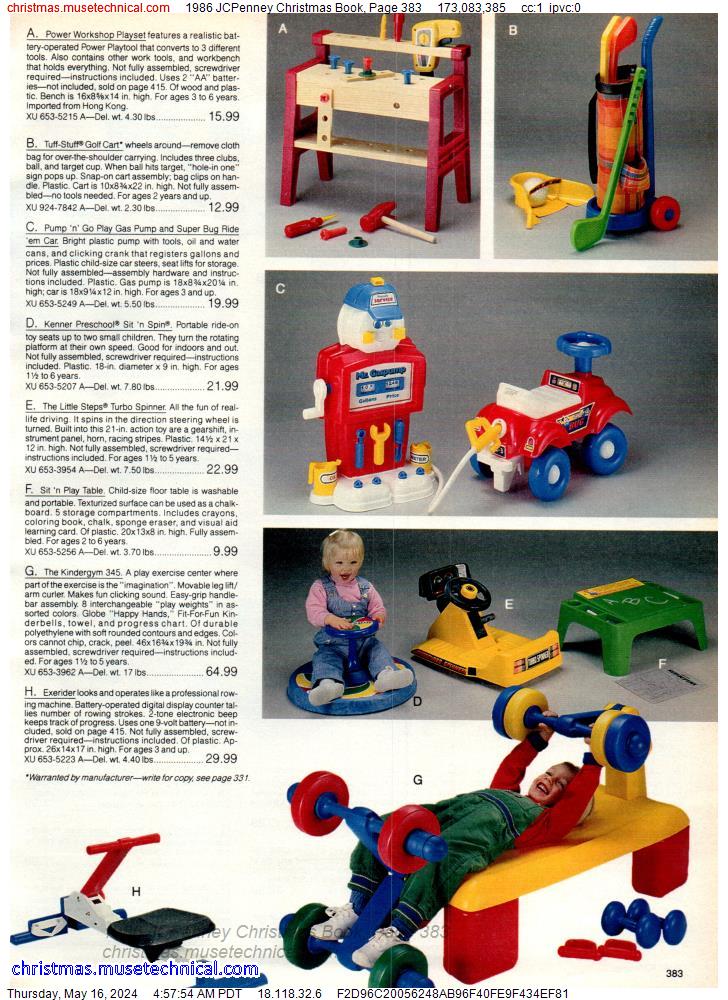 1986 JCPenney Christmas Book, Page 383