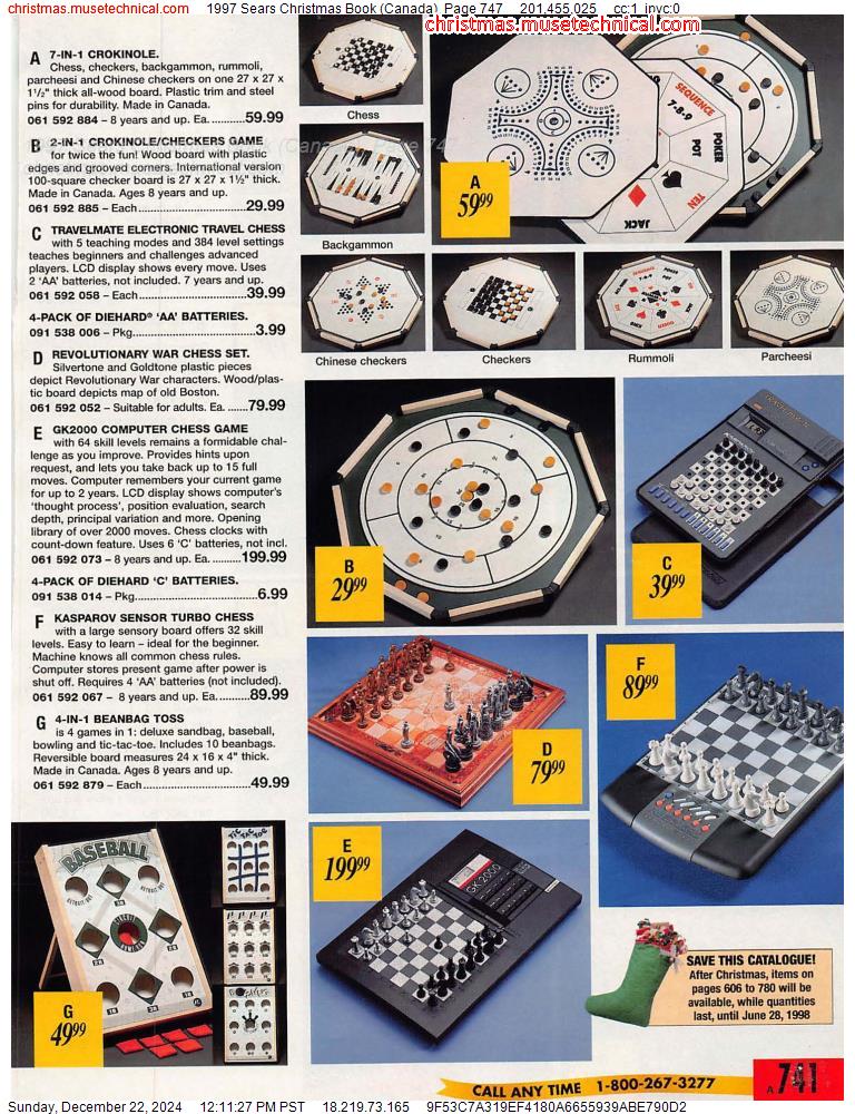 1997 Sears Christmas Book (Canada), Page 747