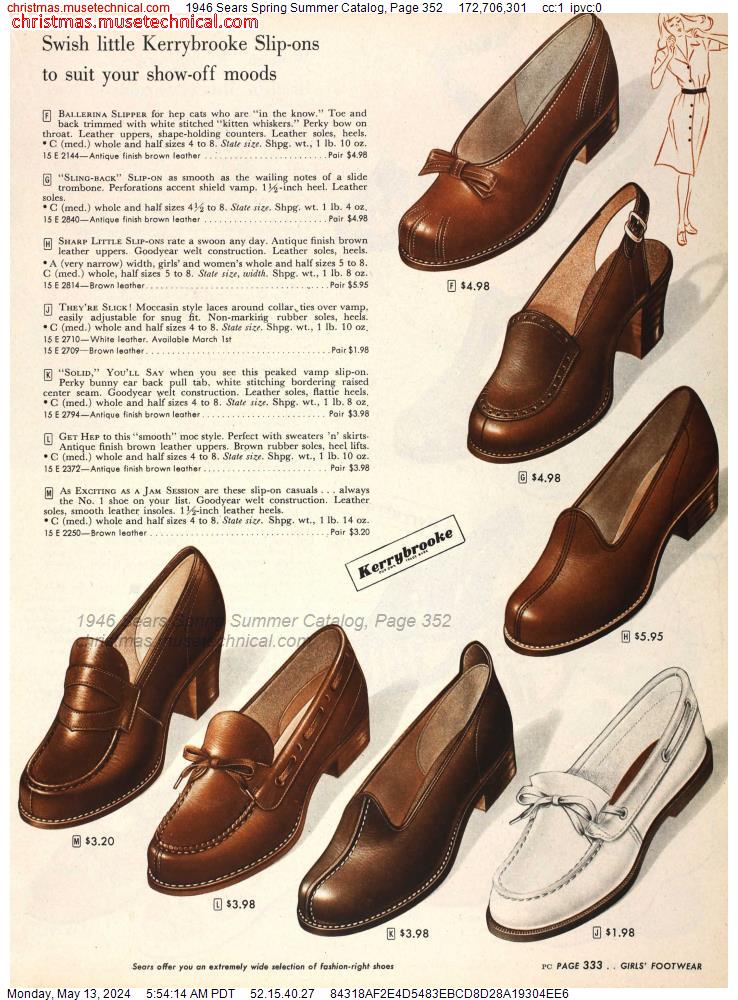 1946 Sears Spring Summer Catalog, Page 352