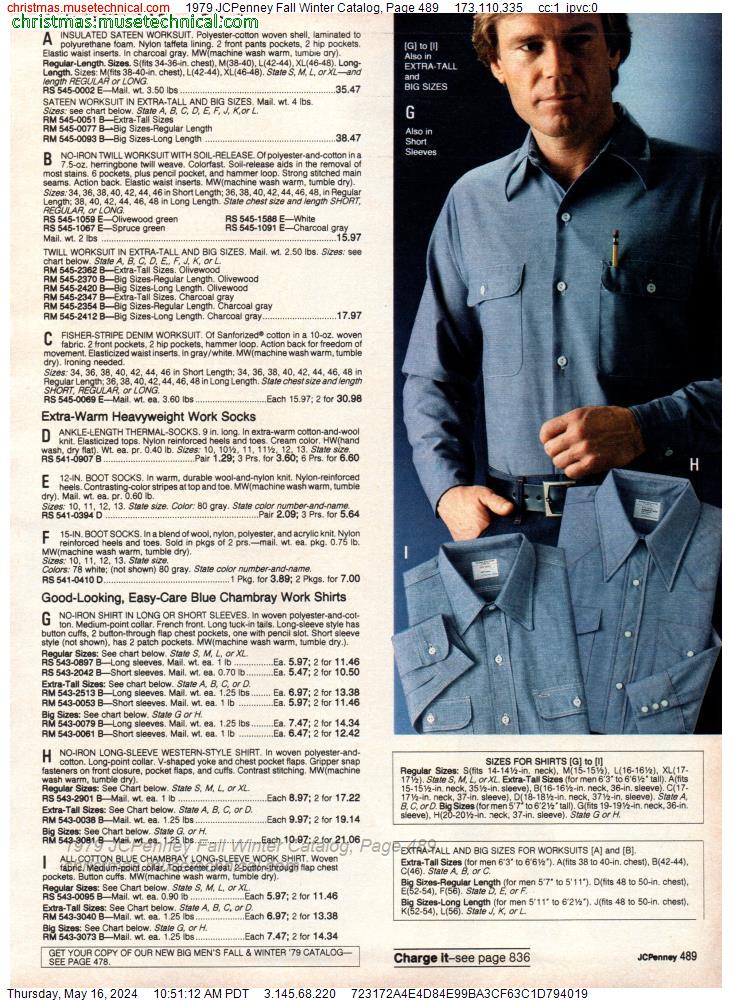 1979 JCPenney Fall Winter Catalog, Page 489