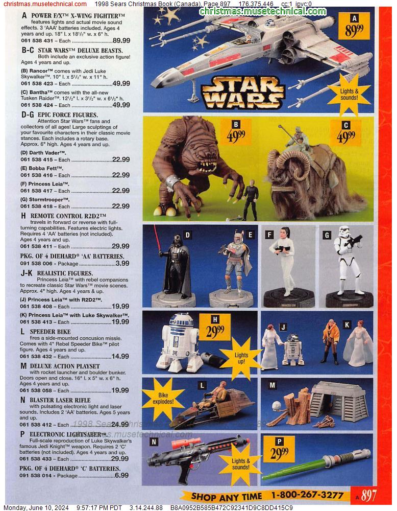 1998 Sears Christmas Book (Canada), Page 897