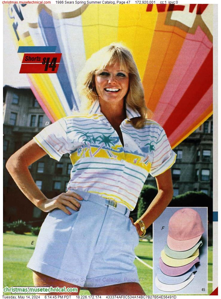 1986 Sears Spring Summer Catalog, Page 47