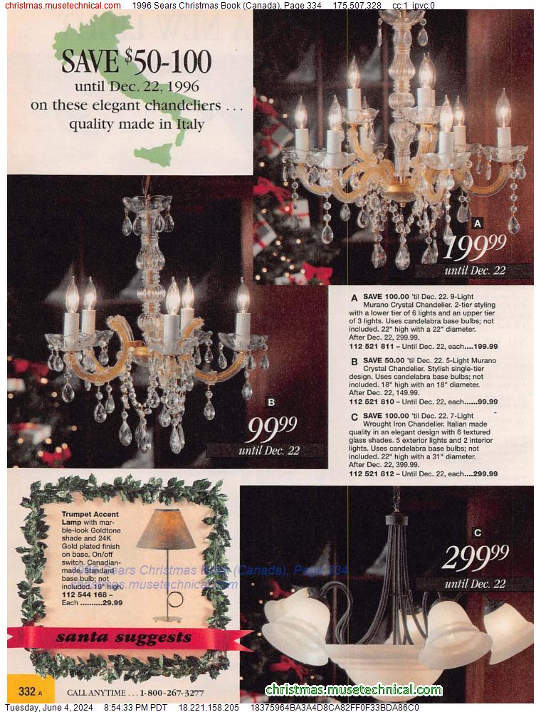 1996 Sears Christmas Book (Canada), Page 334