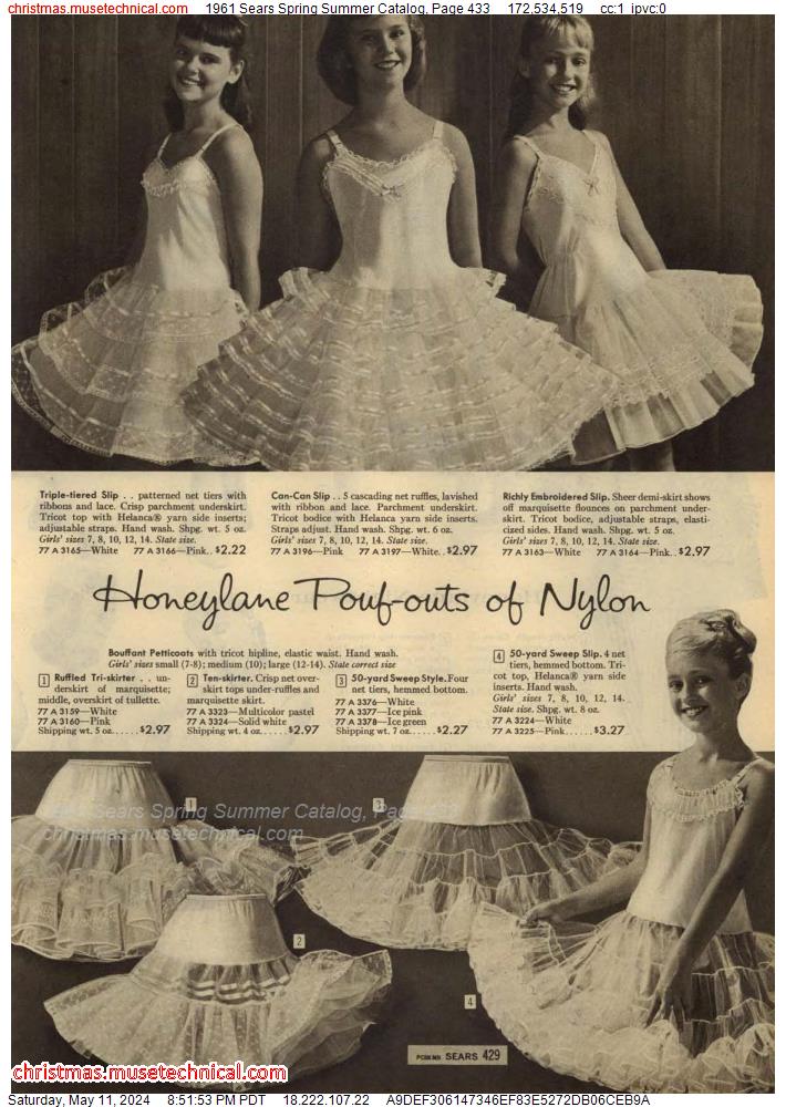 1961 Sears Spring Summer Catalog, Page 433