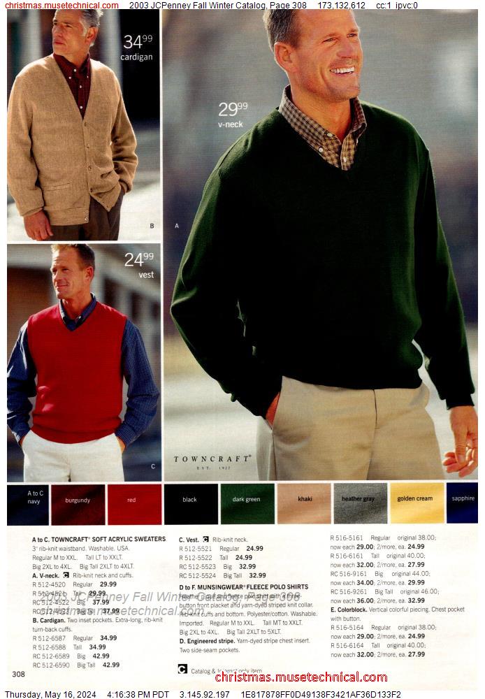 2003 JCPenney Fall Winter Catalog, Page 308