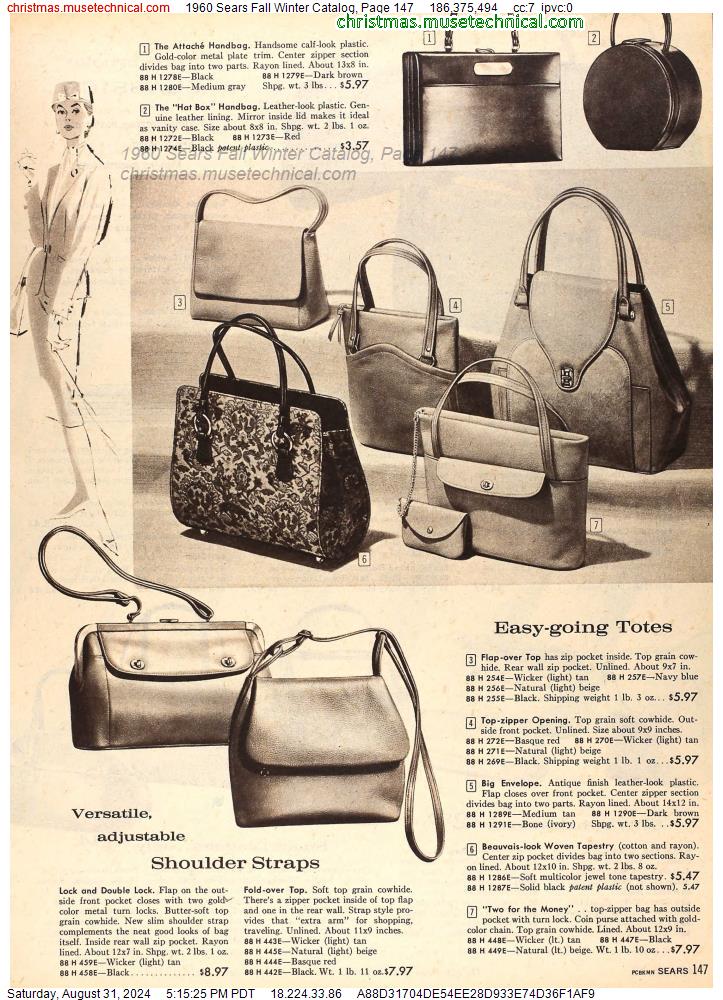 1960 Sears Fall Winter Catalog, Page 147