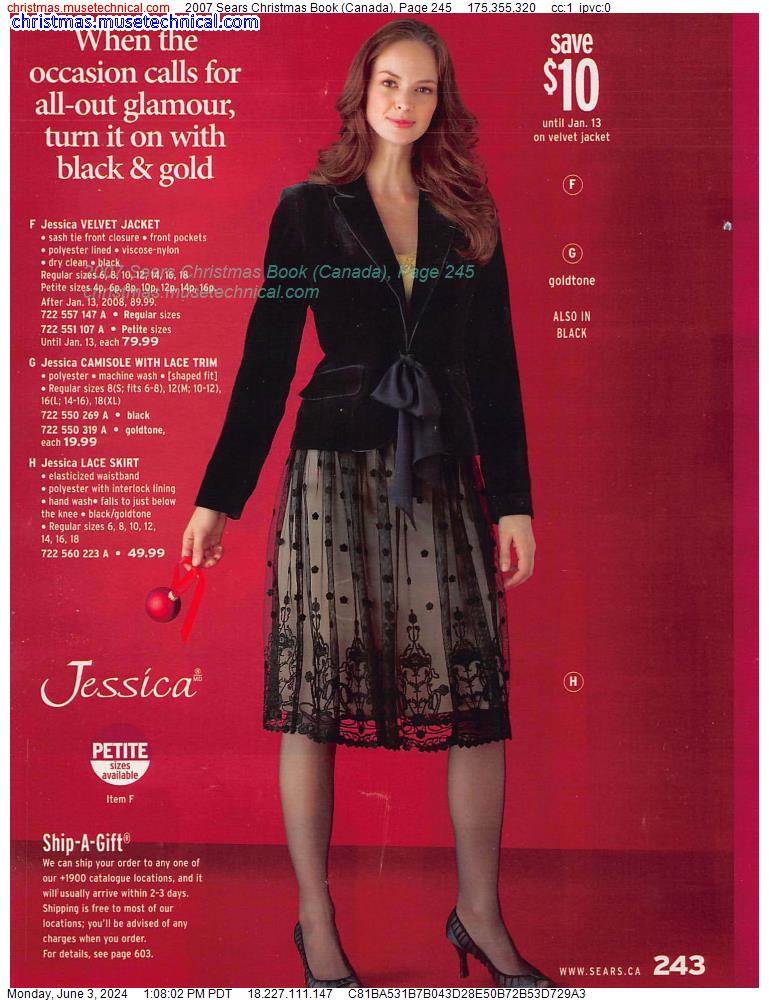2007 Sears Christmas Book (Canada), Page 245