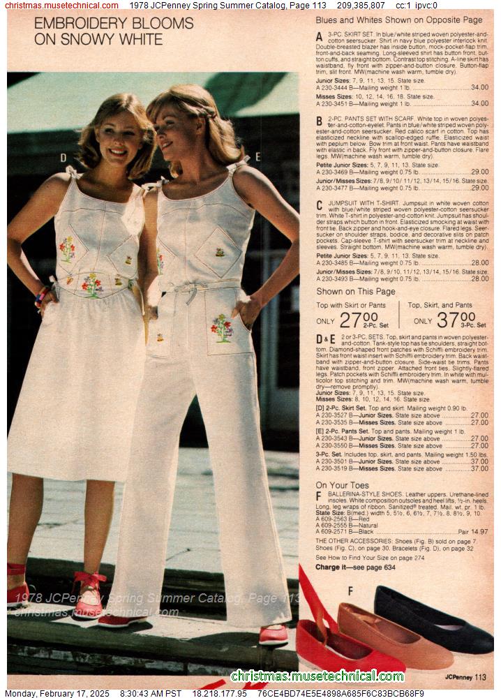 1978 JCPenney Spring Summer Catalog, Page 113