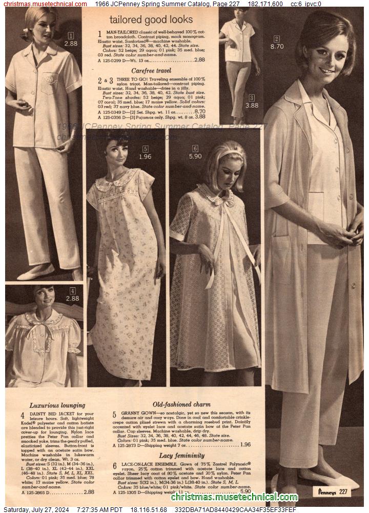 1966 JCPenney Spring Summer Catalog, Page 227