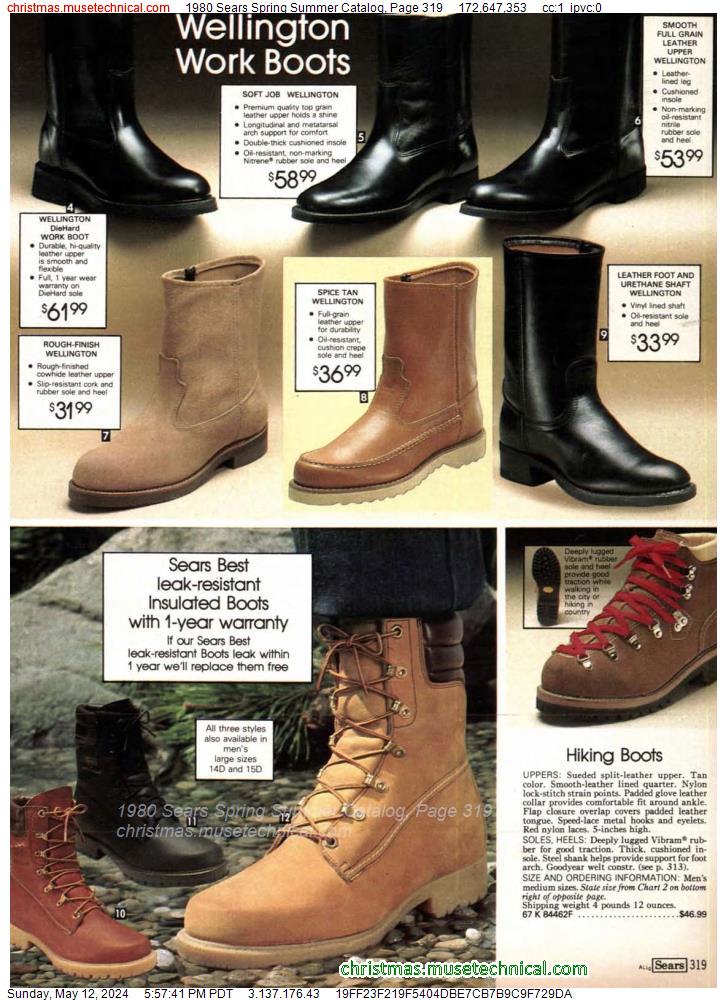 1980 Sears Spring Summer Catalog, Page 319