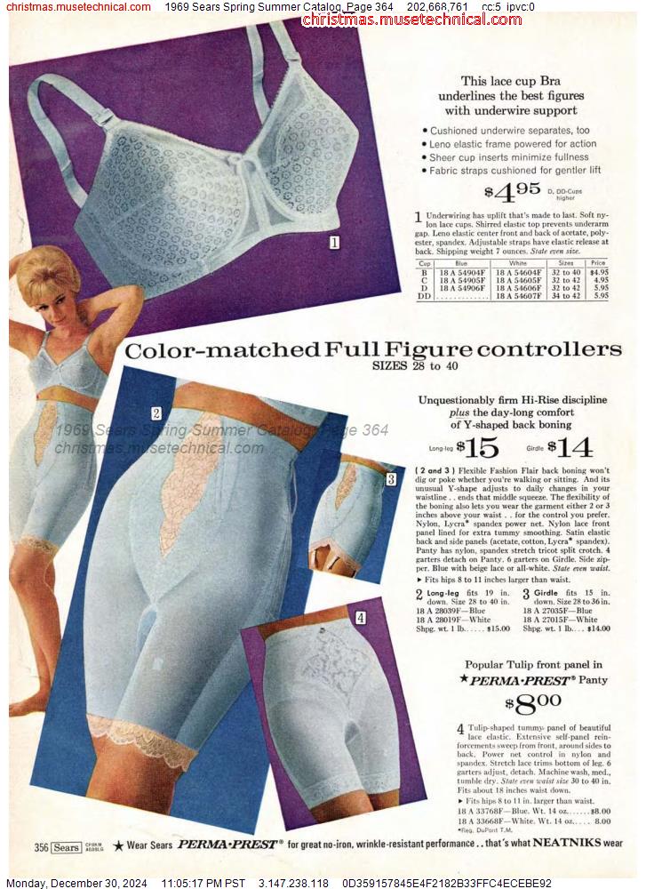 1969 Sears Spring Summer Catalog, Page 364