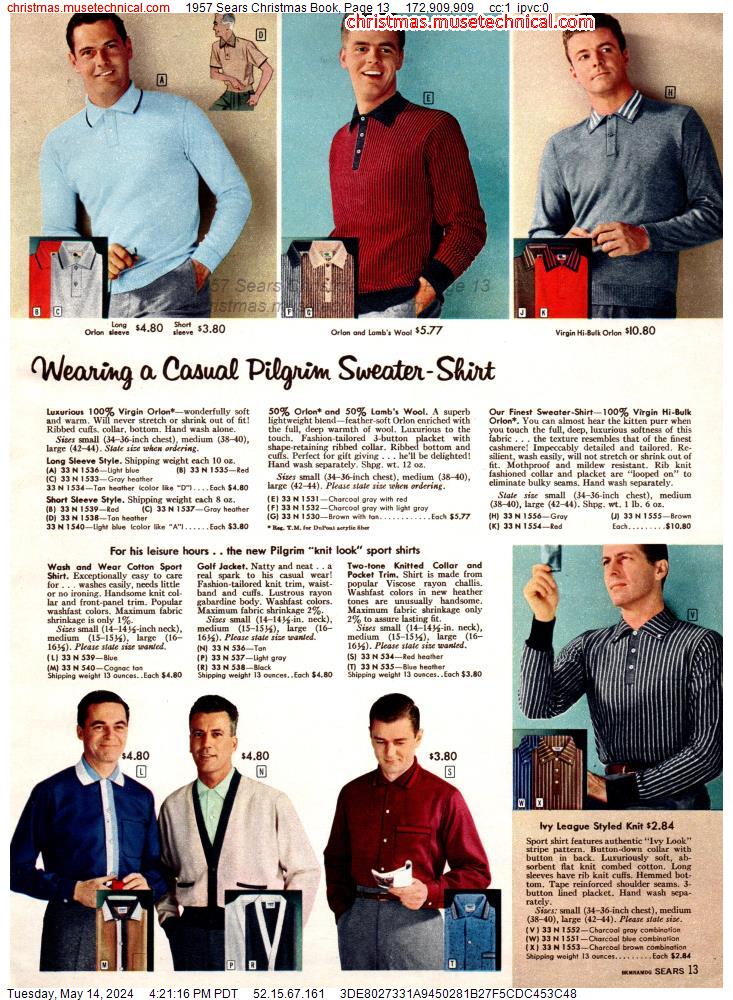 1957 Sears Christmas Book, Page 13