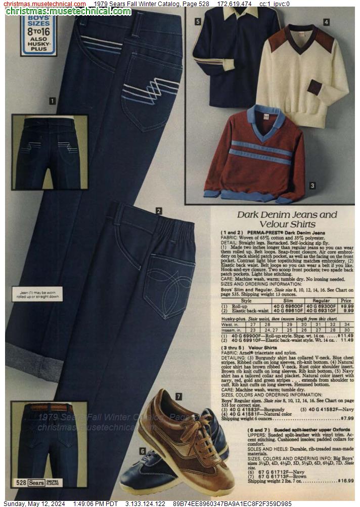 1979 Sears Fall Winter Catalog, Page 528