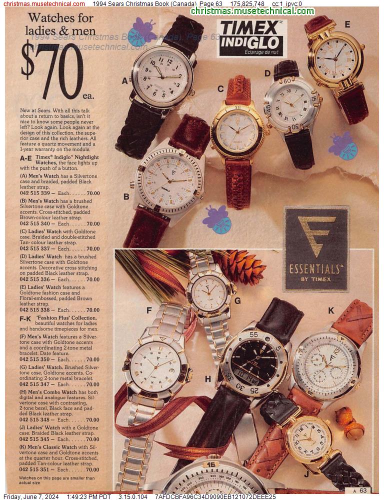 1994 Sears Christmas Book (Canada), Page 63