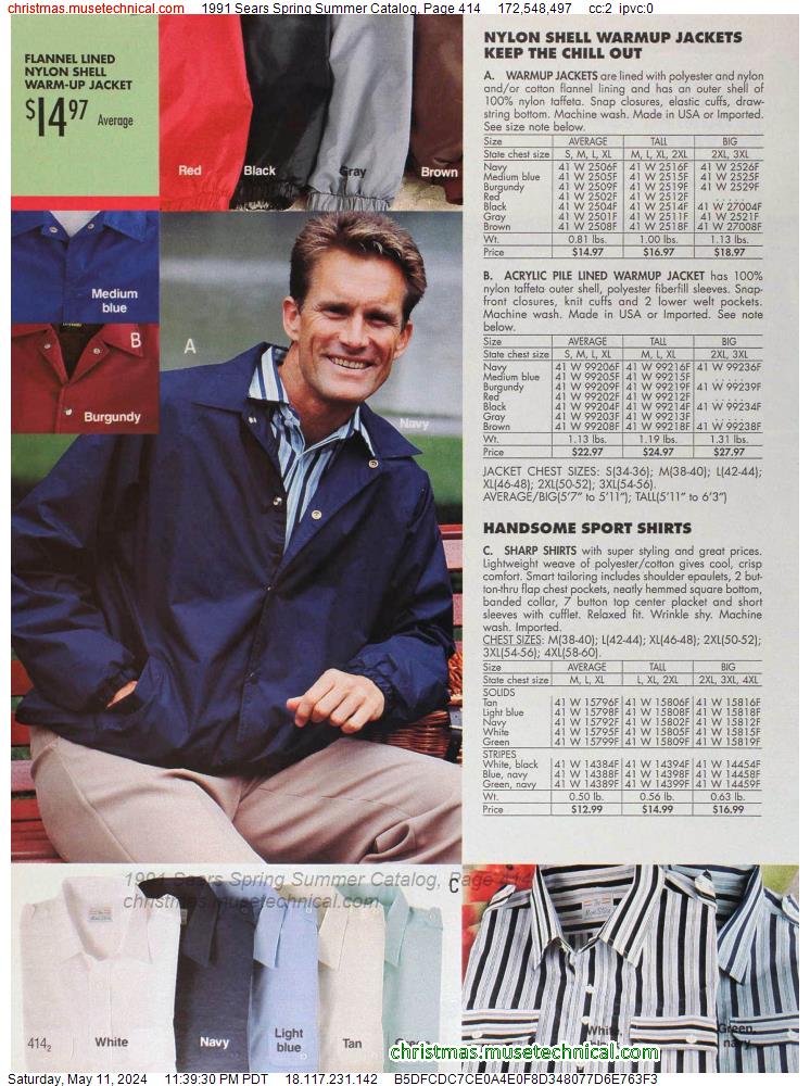 1991 Sears Spring Summer Catalog, Page 414
