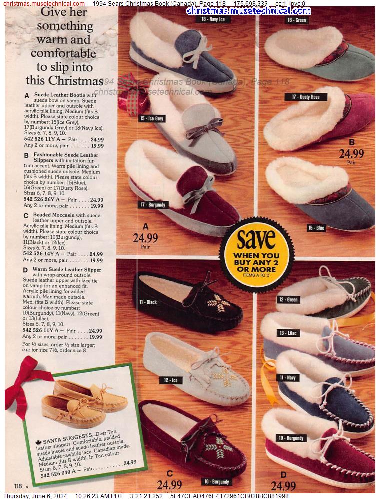 1994 Sears Christmas Book (Canada), Page 118