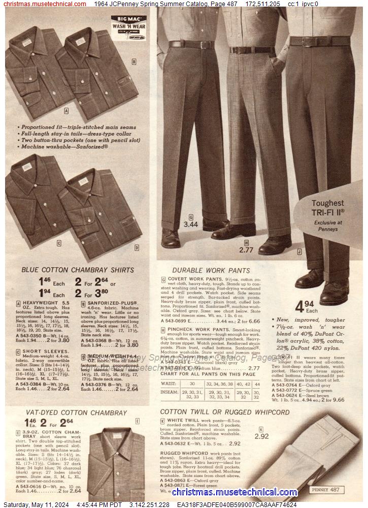 1964 JCPenney Spring Summer Catalog, Page 487