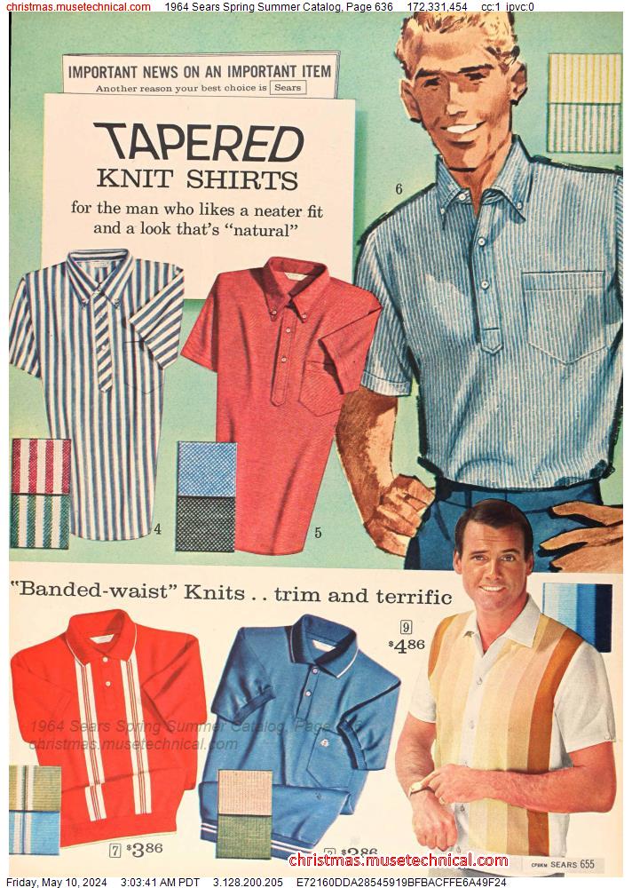 1964 Sears Spring Summer Catalog, Page 636